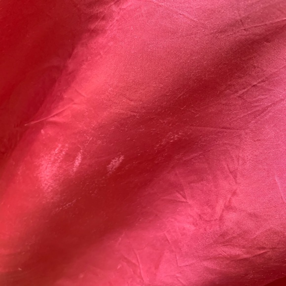 Sold๐Vintage 1930s Zip Front Satin Quilted Dress - Picture 4 of 16